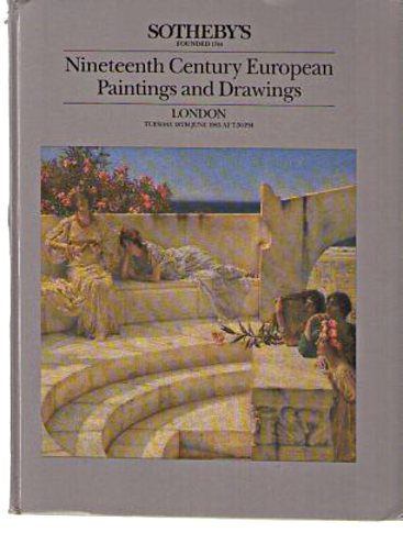 Sotheby's 1985 19th C European Paintings & Drawings - Click Image to Close