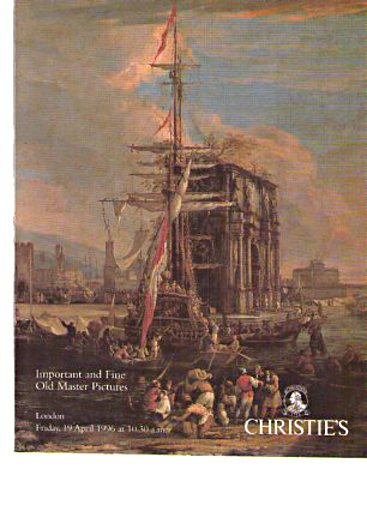 Christies 1996 Important & Fine Old Master Pictures