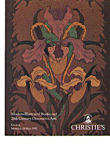 Christies 1992 Modern Books & 20th Century Decorative Arts