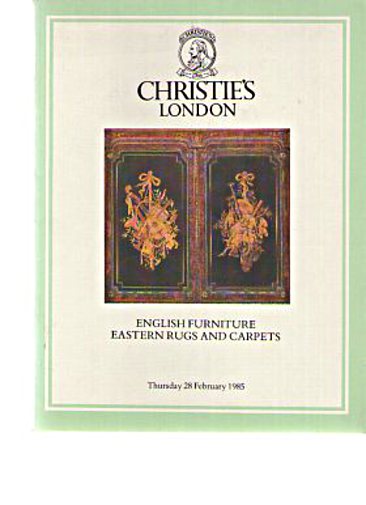 Christies 1985 English Furniture, Eastern Rugs & Carpets - Click Image to Close