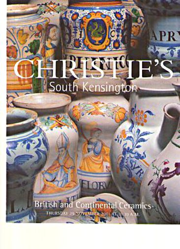 Christies 2001 British and Continental Ceramics