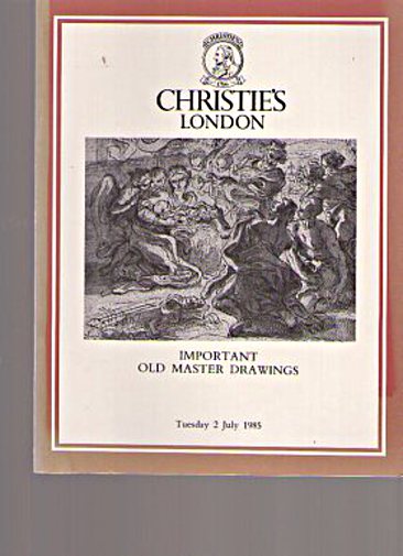 Christies 1985 Important Old Master Drawings