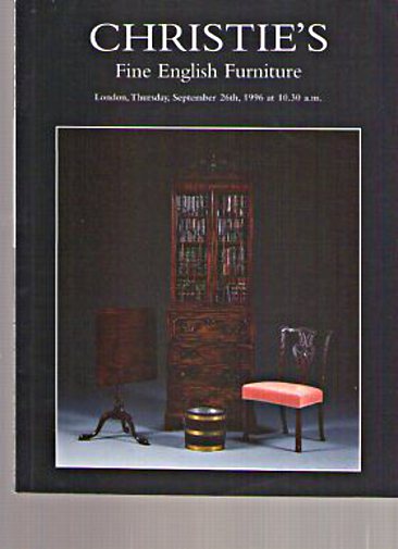 Christies September 1996 Fine English Furniture