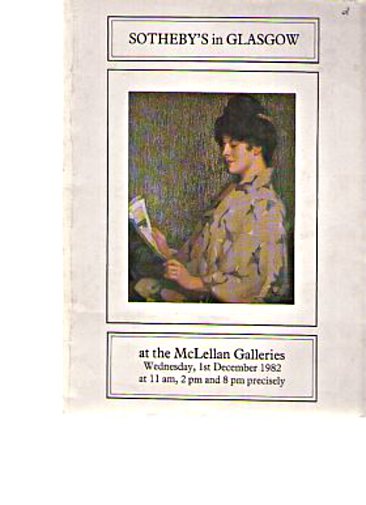 Sothebys 1982 Scottish & Sporting Paintings, Silver etc