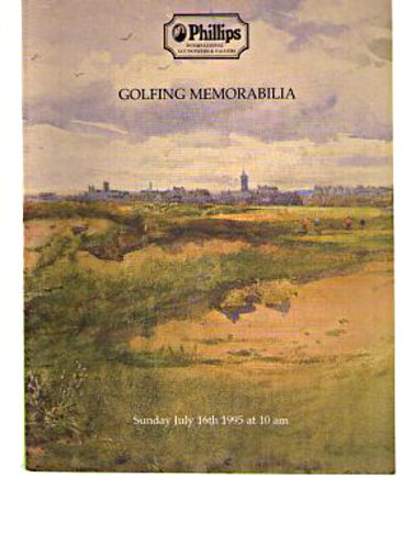 Phillips July 1995 Golfing Memorabilia