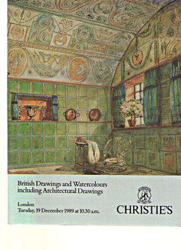 Christies 1989 British Drawings, Architectural Drawings