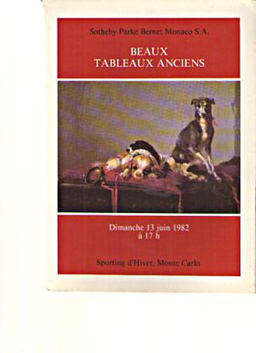 Sothebys 1982 Fine Old Master Paintings