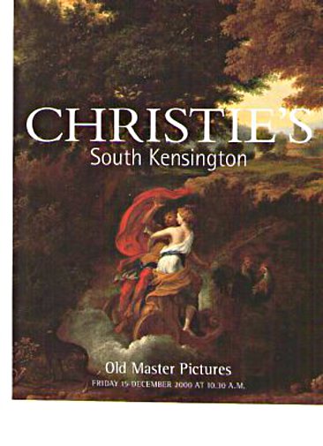 Christies December 2000 Old Master Pictures