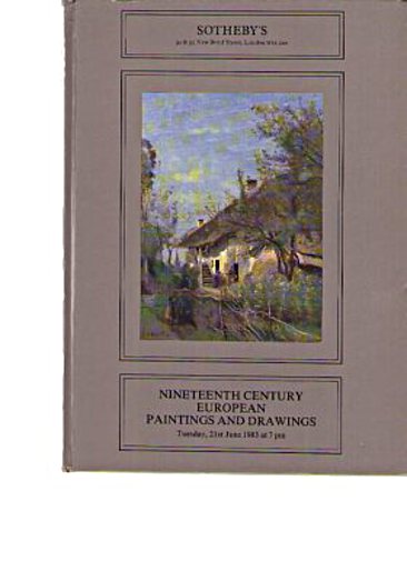 Sothebys 1983 19th Century European Paintings & Drawings