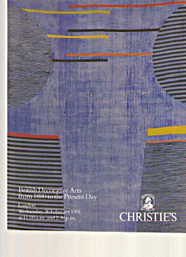 Christies 1991 British Decorative Arts 1880 - present - Click Image to Close