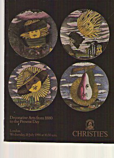 Christies 1990 Decorative Arts 1880 to the present day