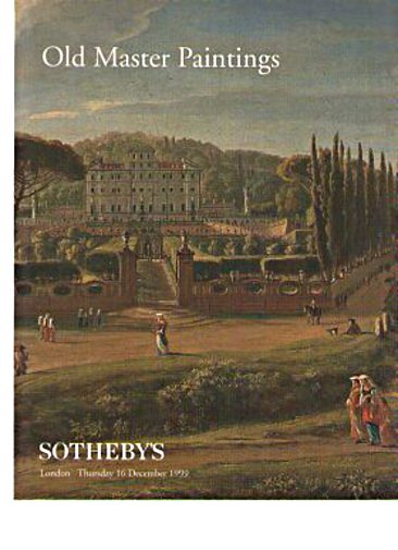 Sothebys December 1999 Old Master Paintings