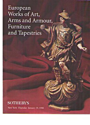 Sothebys 1998 European Works of Art, Arms & Armour, Tapestries