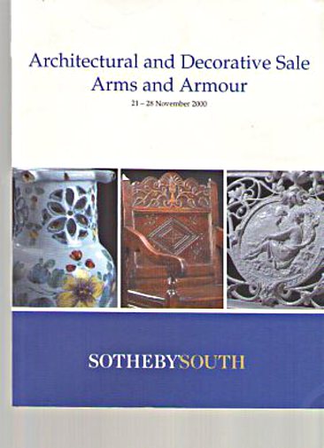 Sothebys 2000 Architectural & Decorative Sale & Arms and Armour