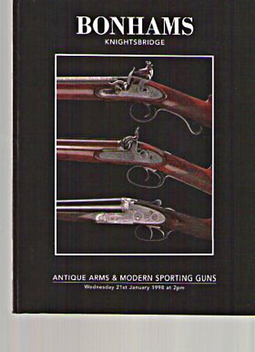 Bonhams 1998 Antique Arms & Modern Sporting Guns - Click Image to Close