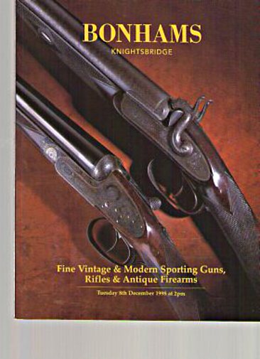 Bonhams 1998 Fine Vintage & Modern Sporting Guns, Rifles - Click Image to Close