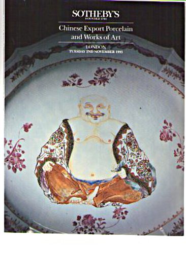 Sothebys November 1993 Chinese Export Porcelain & Works of Art