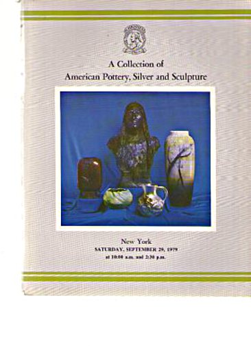 Christies 1979 American Pottery, Silver & Sculpture