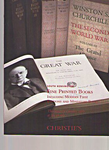 Christies 2007 Books 1st Editions, including Miniature Books