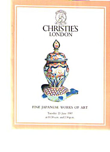 Christies June 1987 Fine Japanese Works of Art