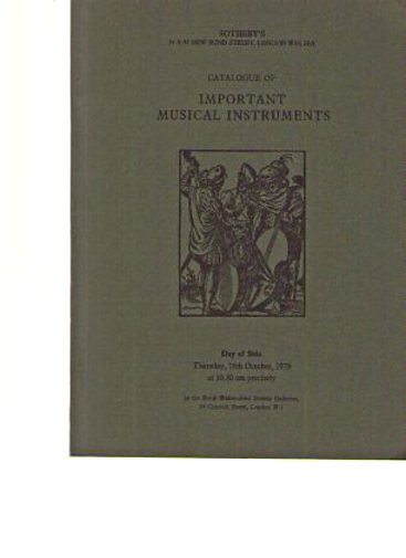 Sothebys Oct 1979 Important Musical Instruments (Digital only)