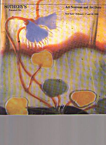 Sothebys 1984 Art Nouveau & Art Deco Sothebys 1984 Art Nouveau & Art Deco