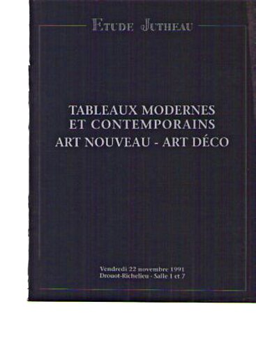 Drouot 1991 Art Nouveau, Art Deco, Modern Paintings
