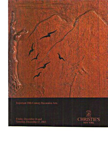 Christies 1983 Decorative Arts of the 20th C (Art Deco)