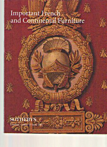 Sothebys 1997 Important French & Continental Furniture