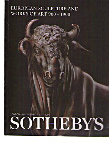 Sothebys 2000 European Sculpture & Works of Art 900-1900 - Click Image to Close