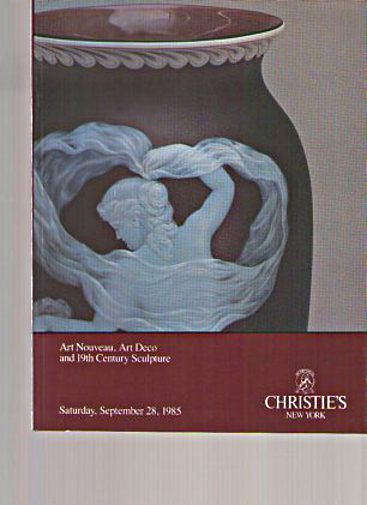 Christies 1985 Fine Art Nouveau and Art Deco, 19th C Sculpture