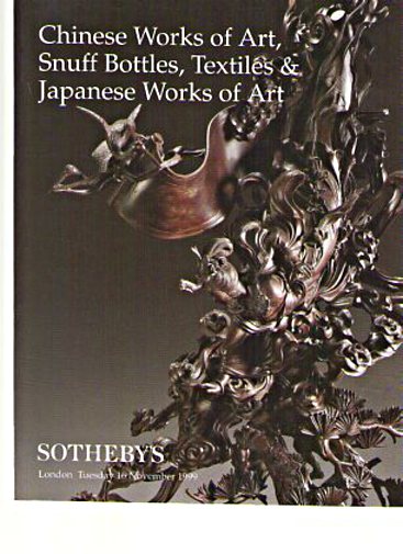 Sothebys 1999 Chinese & Japanese Works of Art, Snuff Bottles