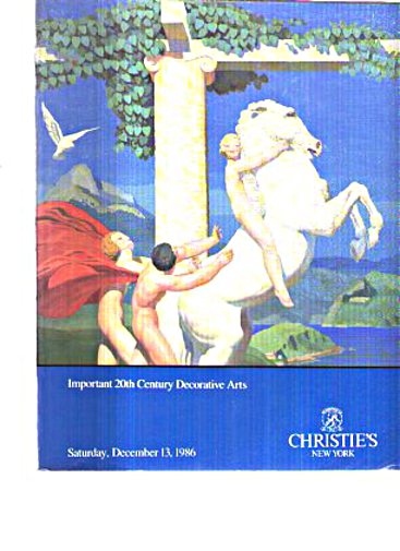 Christies 1986 Important Art Deco, Art Nouveau, Tiffany