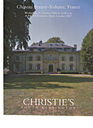 Christies 1998 Contents of Chateau Ferney-Voltaire