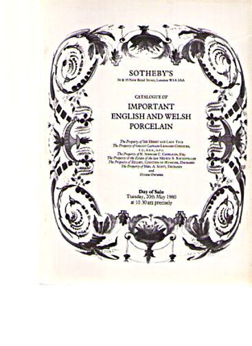 Sothebys May 1980 Important English & Welsh Porcelain (Digital only)