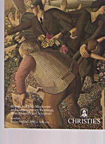 Christies March 1990 British & Irish Modernist, Contemporary Paintings