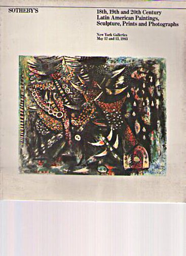 Sothebys 1983 18, 19 & 20th C Latin American Paintings Sothebys 1983 18, 19 & 20th C Latin American Paintings