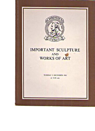 Christies 1980 Important Sculpture & Works of Art - Click Image to Close