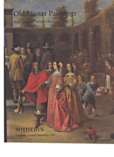 Sothebys 1997 Old Master Paintings including Henle Collection