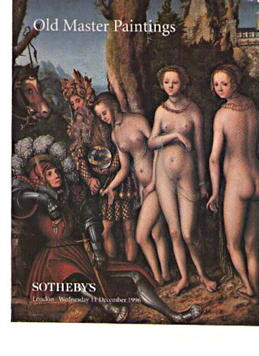 Sothebys December 1996 Old Master Paintings