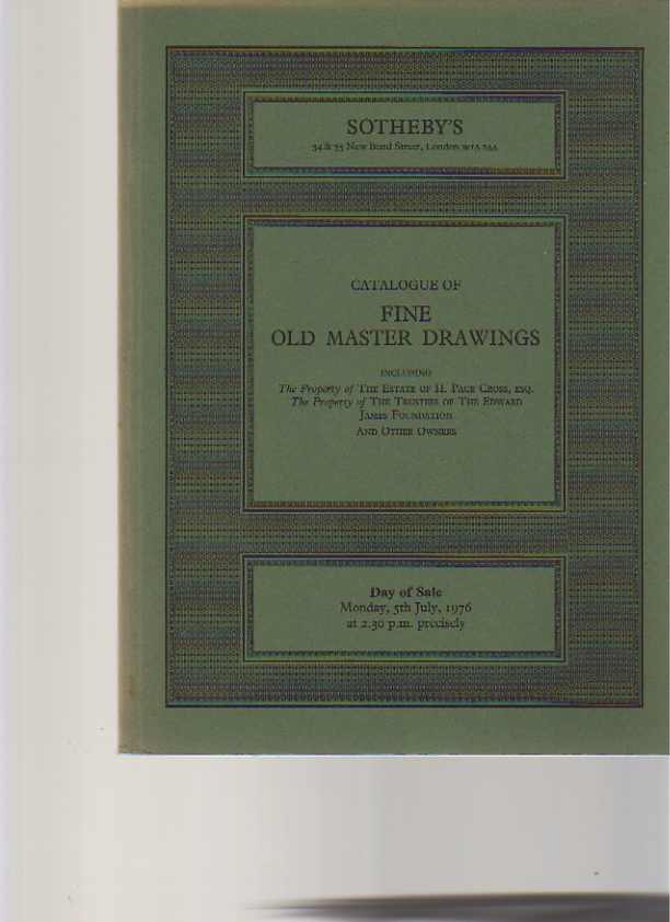 Sothebys July 1976 Fine Old Master Drawings