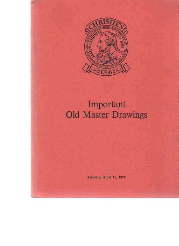 Christies 1978 Important Old Master Drawings