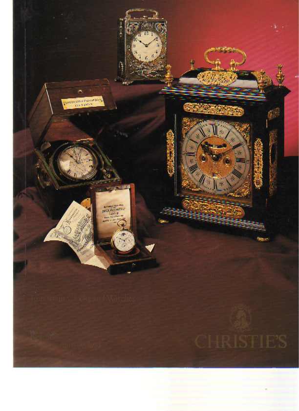 Christies 1991 Important Clocks & Watches