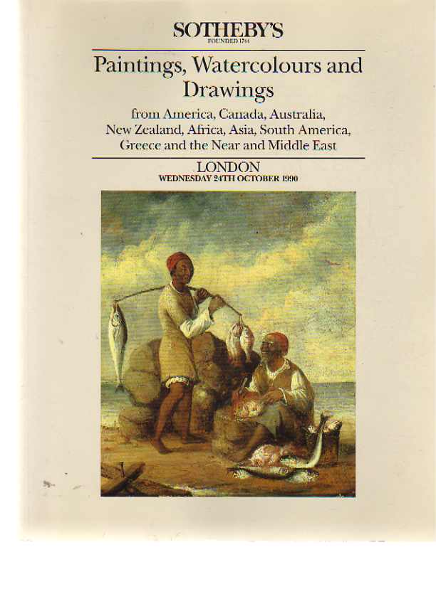 Sothebys 1990 Topographical Paintings, Watercolours & Drawings