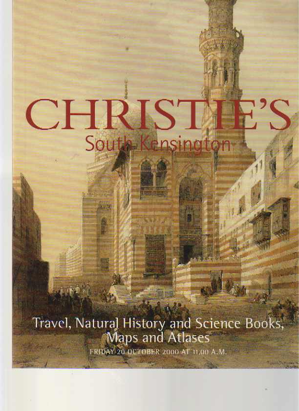 Christies October 2000 Travel, Natural History & Science Books, Maps - Click Image to Close