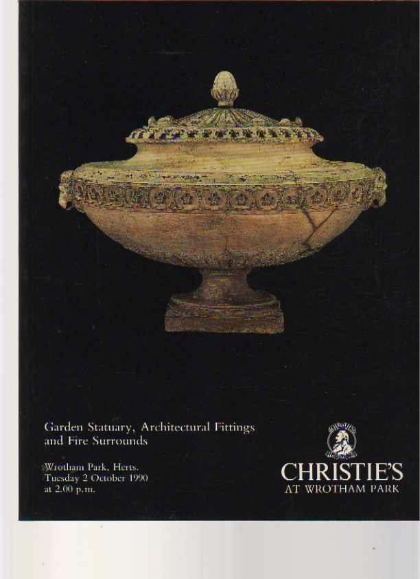 Christies 1990 Garden Statuary, Architectural Fittings - Click Image to Close