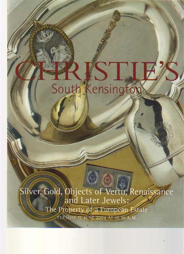 Christies 2004 Renaissance & Later Jewels, Silver, Gold, Vertu