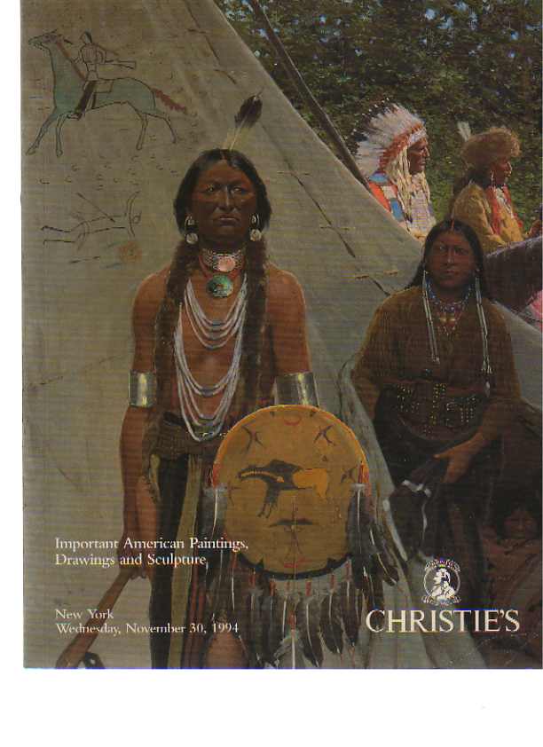 Christies 1994 Important American Paintings Drawings & Sculpture