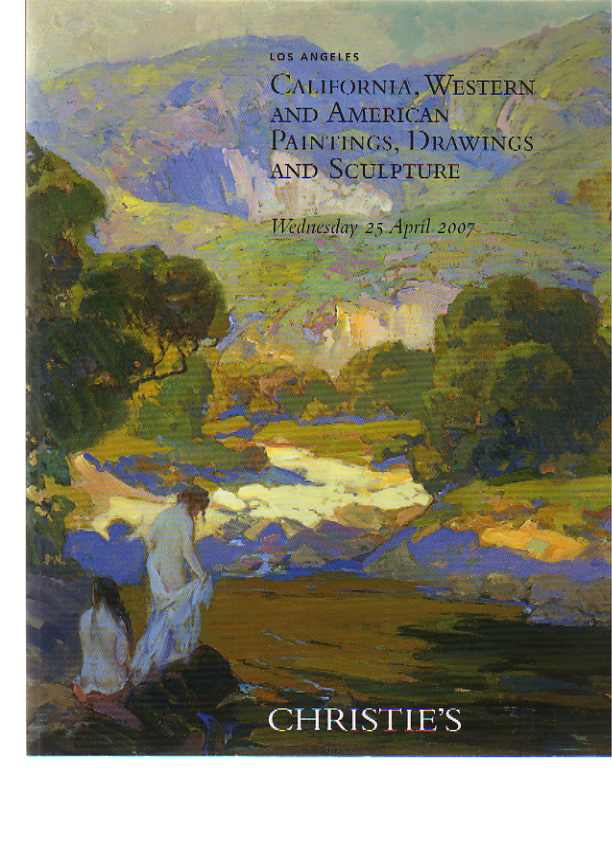 Christies 2007 California Western American Paintings & Drawings