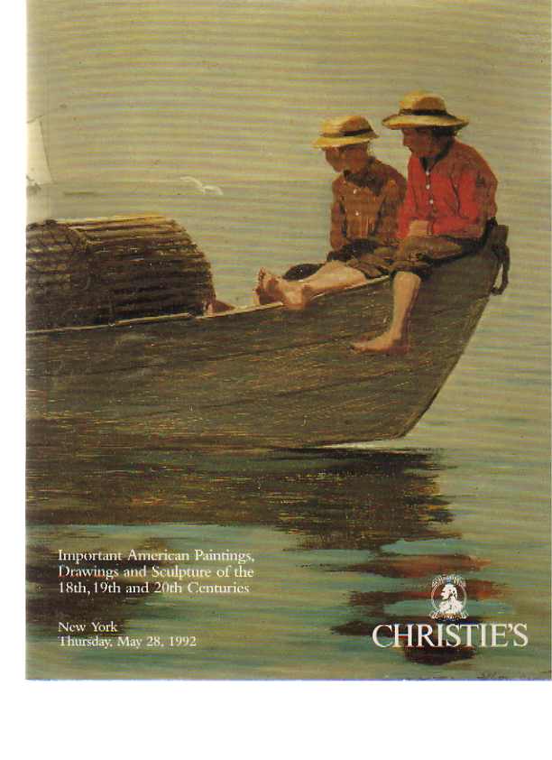 Christies 1992 18th- 20th Century American Paintings Drawings
